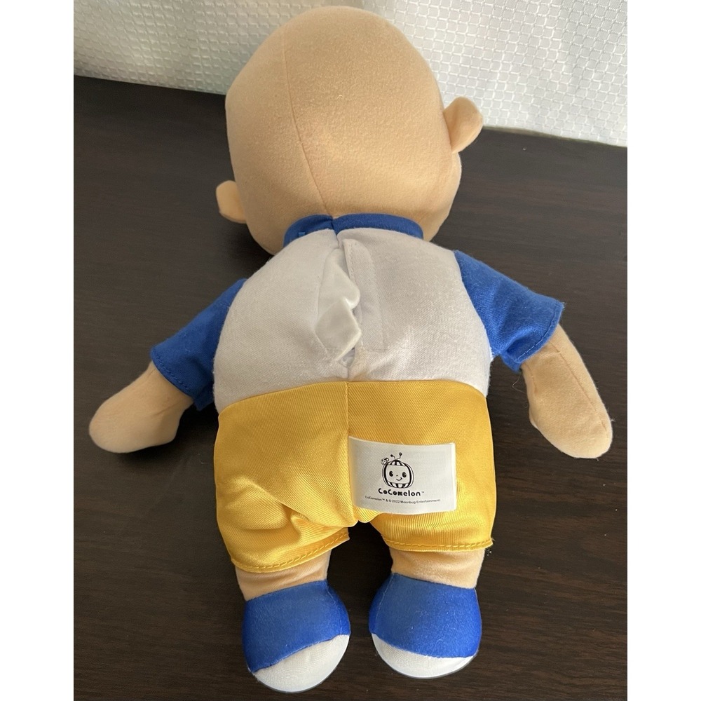CoComelon Talking Plush Doll Medium‎ 2022 Blue Yellow Beige White - Picture 6 of 9